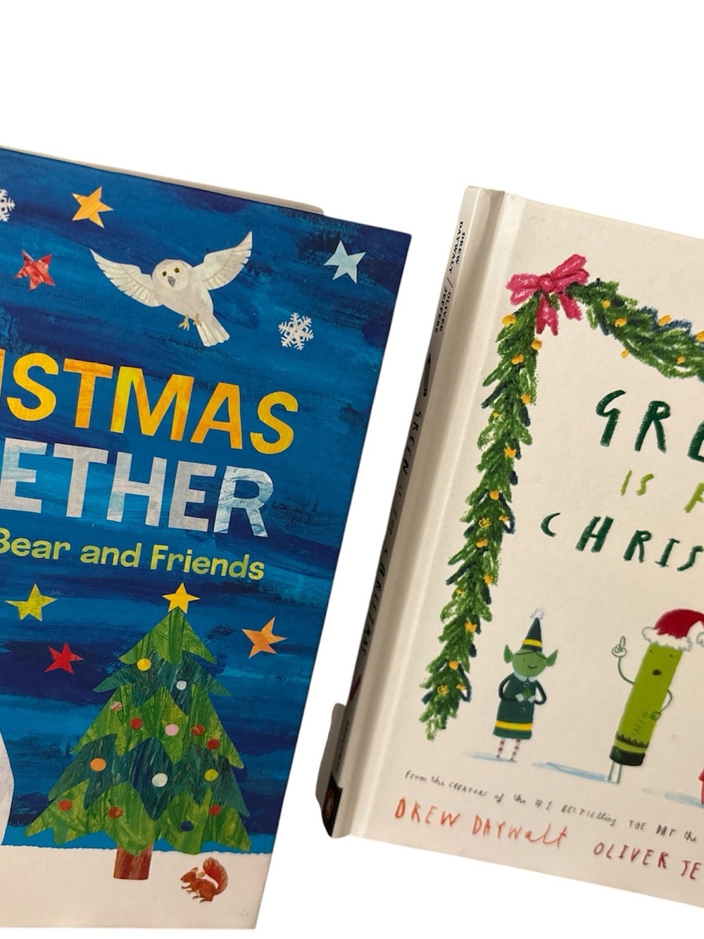 Kids holiday books, 2 books π